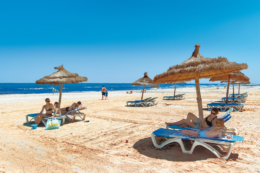 Strand von Tunesien